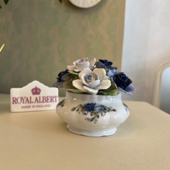 duplicate - Royal Albert Posy Bouquet – Moonlight Rose Porcelain Miniature Vase, Made in England