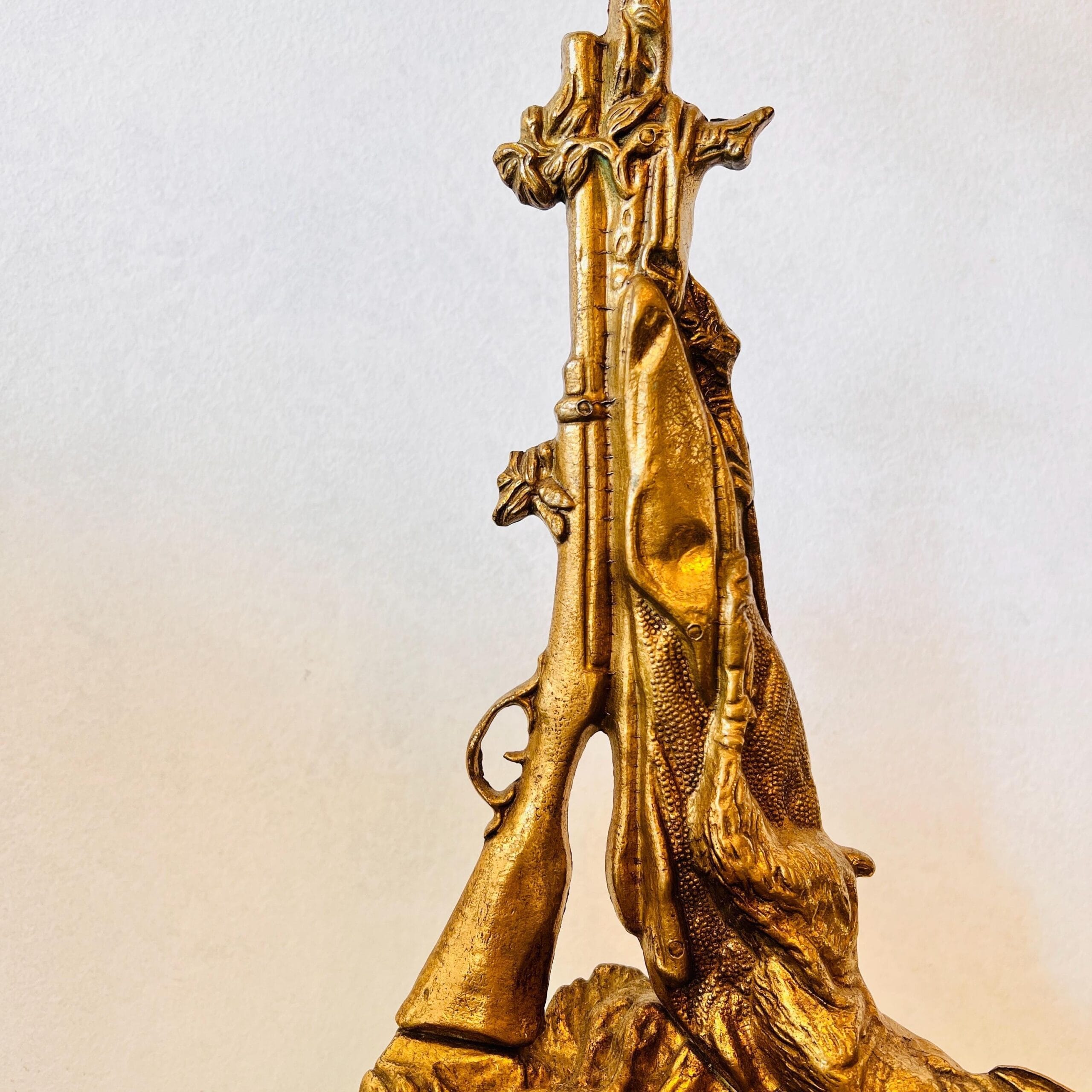 Brass Umbrella Stand – Vintage Cane or Fireplace Tool Holder, Hollywood Regency Style