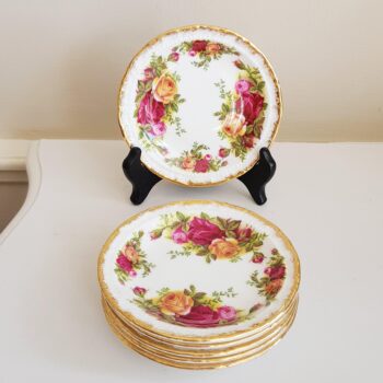duplicate - Royal Albert Old Country Roses Plates - Set of 6 English China
