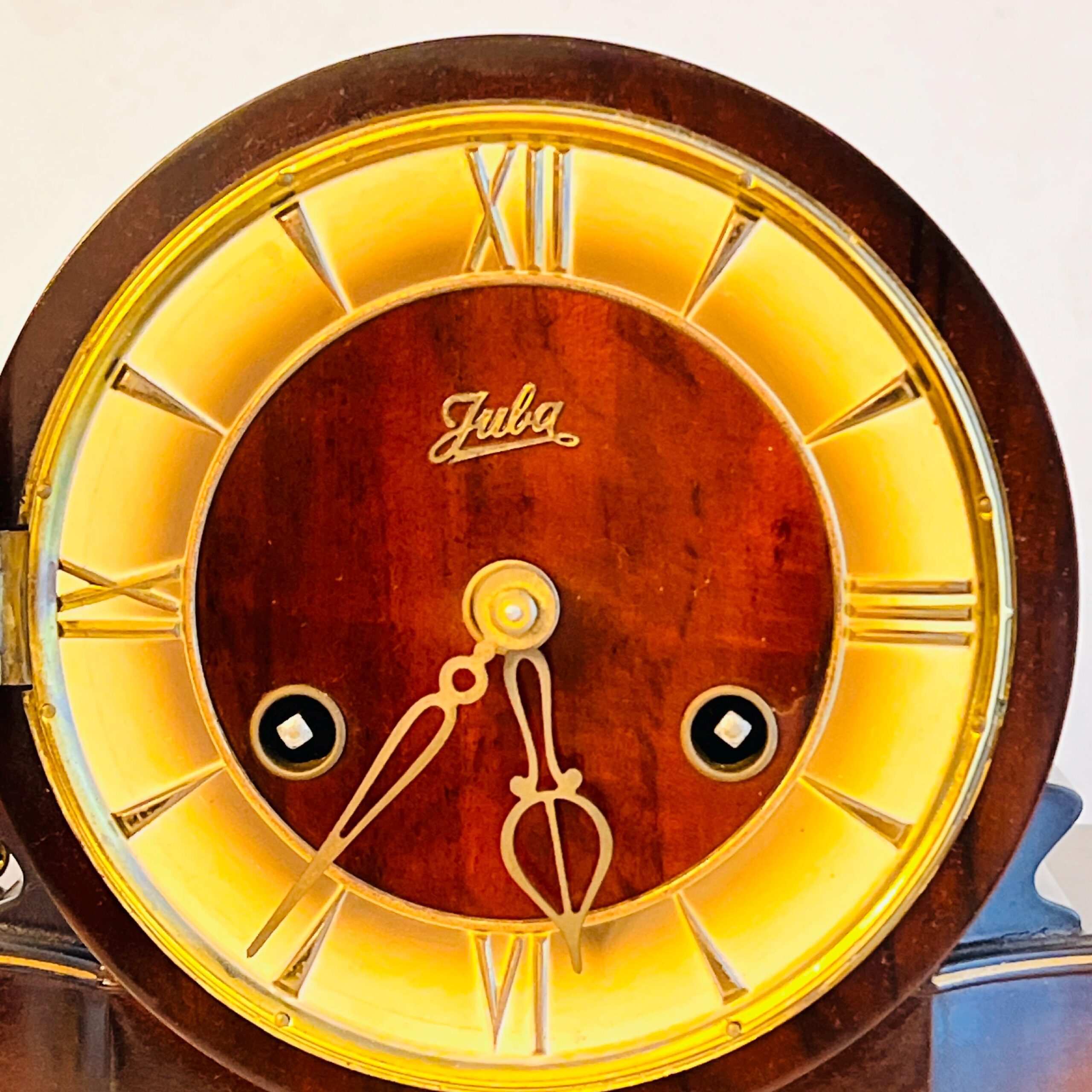 Vintage Juba Pendulum Clock, Home Decor, Antique Mantel Clock