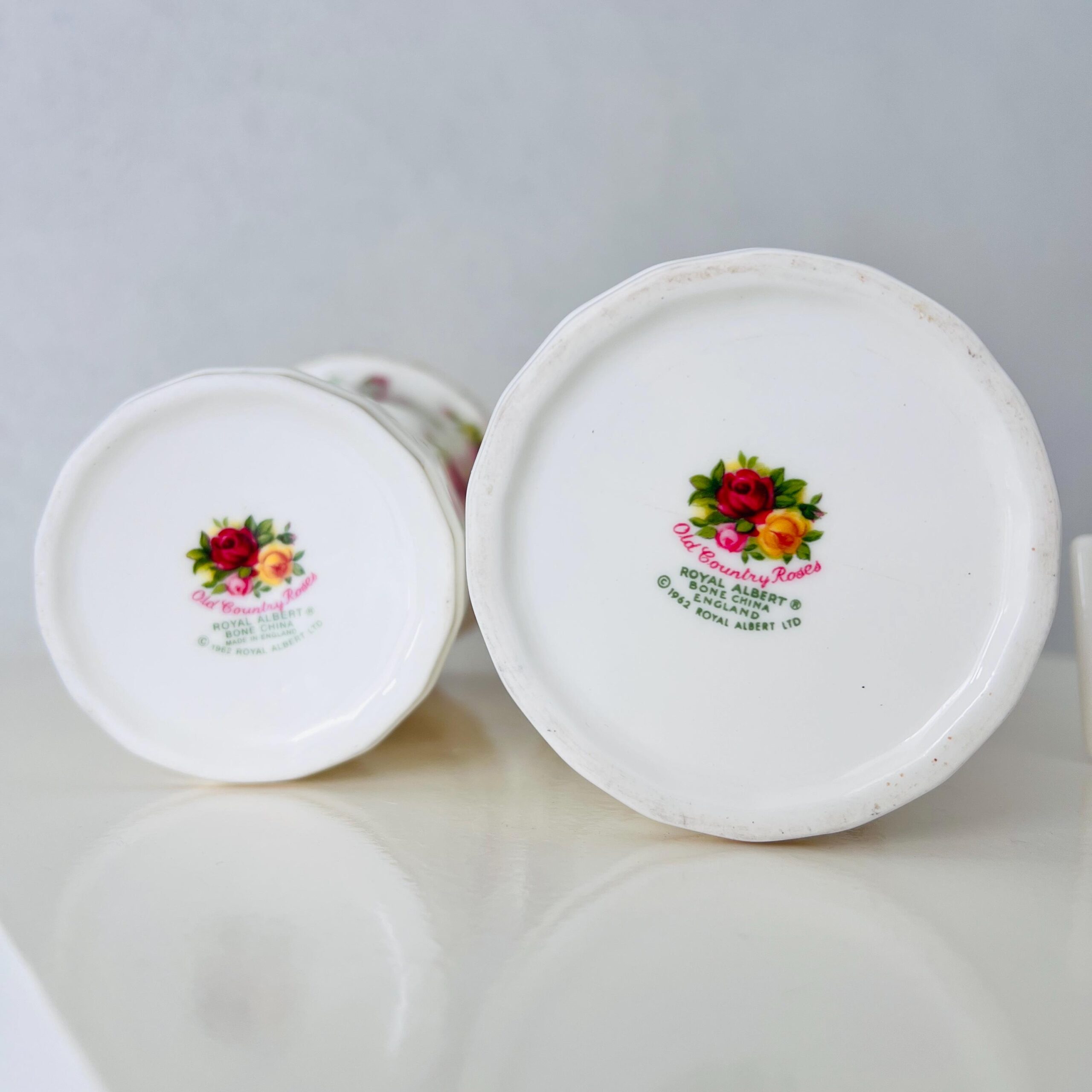 Royal Albert Old Country Roses Vase: English Bone China Floral Decor